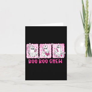 Boo Boo Crew Spooky Season Happy Halloween Funny G Card