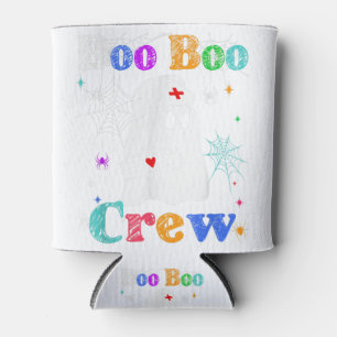 Boo Boo Funny Crew Halloween Doctor Nurse Nursing Can Cooler