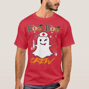 Boo Boo Funny Crew Halloween Doctor Nurse Nursing T-Shirt