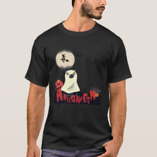 Boo Cats For Women Men Boys Pumpkin Halloween T-Shirt