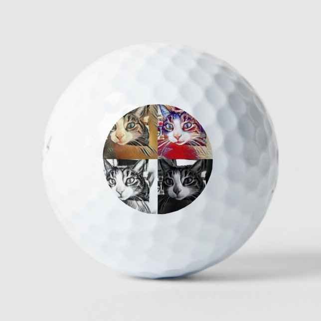 Boo Collage 3pk Bridgestone Golf Balls (Front)