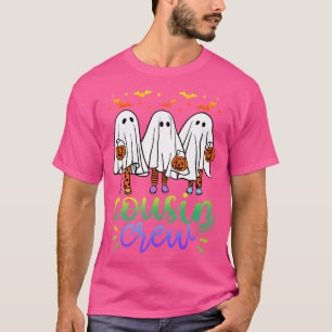 Boo Cousin Crew Halloween Ghost Trick Treat Squad T-Shirt