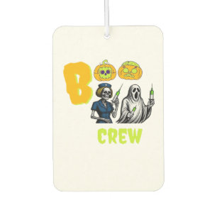 Boo Crew Classic T-Shirt Car Air Freshener