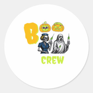 Boo Crew Classic T-Shirt Classic Round Sticker