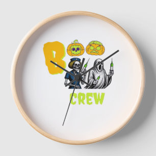 Boo Crew Classic T-Shirt Clock
