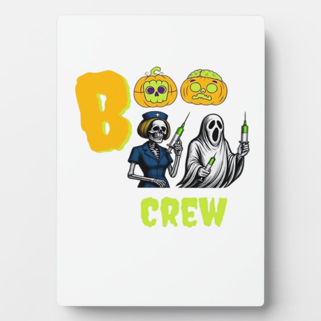 Boo Crew Classic T-Shirt Plaque (Front)