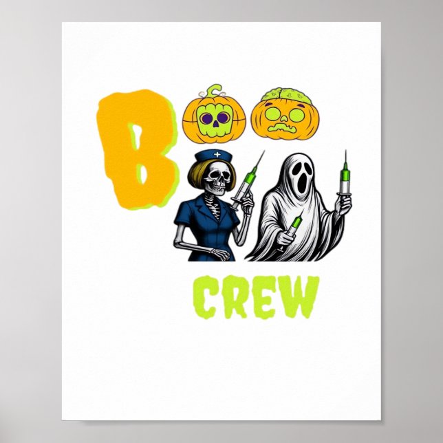 Boo Crew Classic T-Shirt Poster (Front)