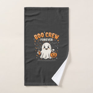 Boo Crew Forever Halloween Ghost Design_1 Hand Towel
