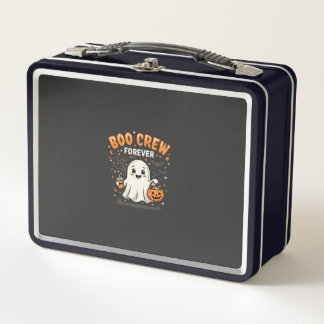 Boo Crew Forever Halloween Ghost Design_1 Metal Lunch Box