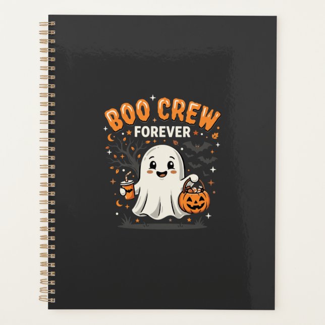 Boo Crew Forever Halloween Ghost Design_1 Planner (Front)