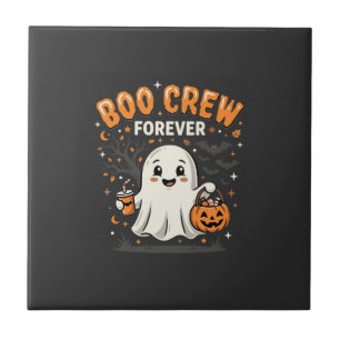 Boo Crew Forever Halloween Ghost Design_1 Tile