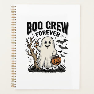 Boo Crew Forever Vintage Ghost Halloween Shirt Des Planner