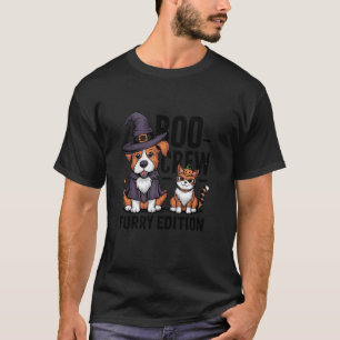 Boo Crew Furry Cat And Dog Edition - Cute For Hall T-Shirt