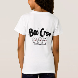 Boo Crew Ghost Design T-Shirt