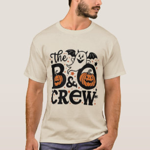 Boo Crew Ghost Halloween Shirt - Funny & Cute