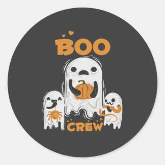 Boo Crew Ghost Halloween Sticker