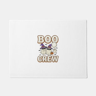 Boo Crew Ghost Halloween Vintage Vector Design_1 Doormat