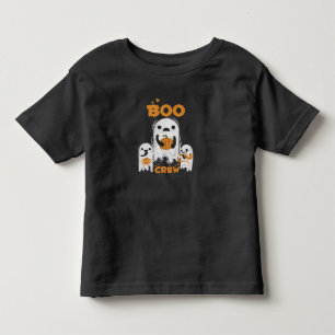 Boo Crew Ghost Toddler Halloween T-Shirt