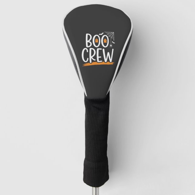 Boo Crew Halloween Ghost Design_1 Golf Head Cover (Front)