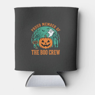 Boo Crew Halloween Ghost Pumpkin Design_1 Can Cooler