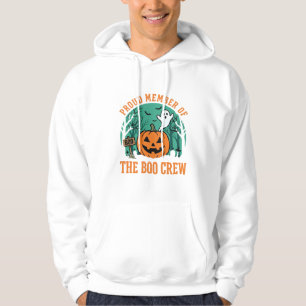 Boo Crew Halloween Ghost Pumpkin Design_1 Hoodie