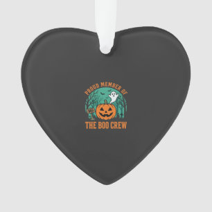 Boo Crew Halloween Ghost Pumpkin Design_1 Ornament