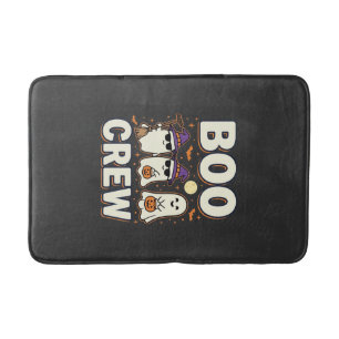 Boo Crew Halloween Ghosts Vector Design_1 Bath Mat