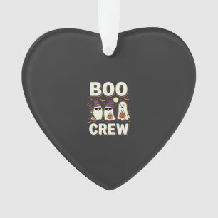 Boo Crew Halloween Ghosts Vector Design_1 Ornament