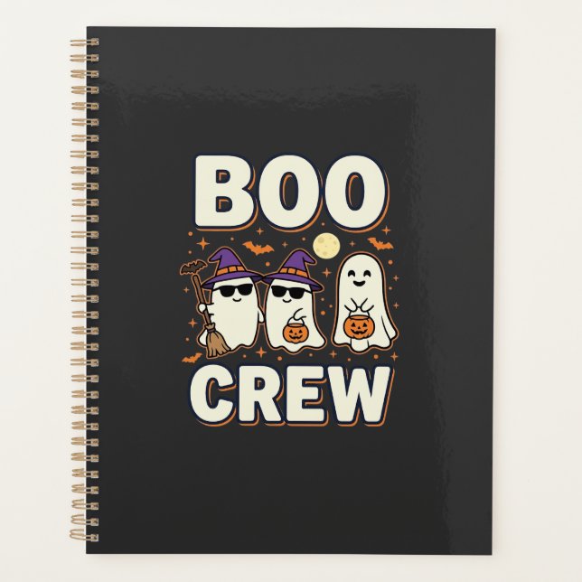 Boo Crew Halloween Ghosts Vector Design_1 Planner (Front)