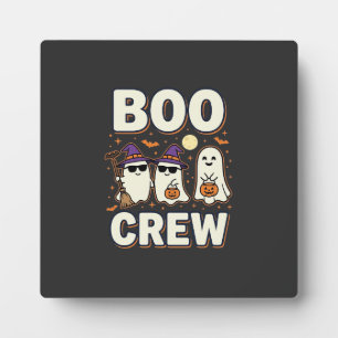 Boo Crew Halloween Ghosts Vector Design_1 Plaque