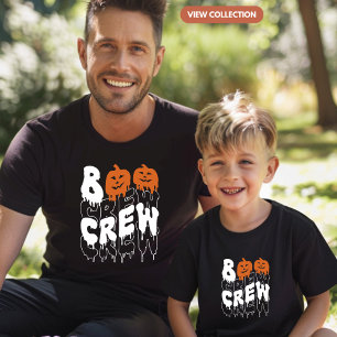 Boo Crew Halloween Matching Family Boys T-Shirt