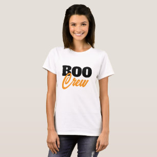 Boo Crew Halloween Party White T-Shirt