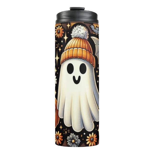 Boo Crew Halloween Thermal Tumbler (Front)