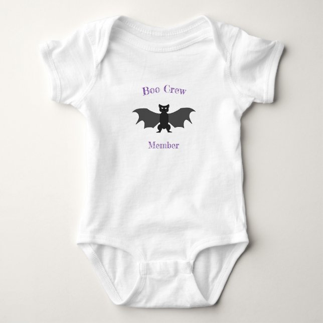 Boo Crew Member Baby Bodysuit (Front)