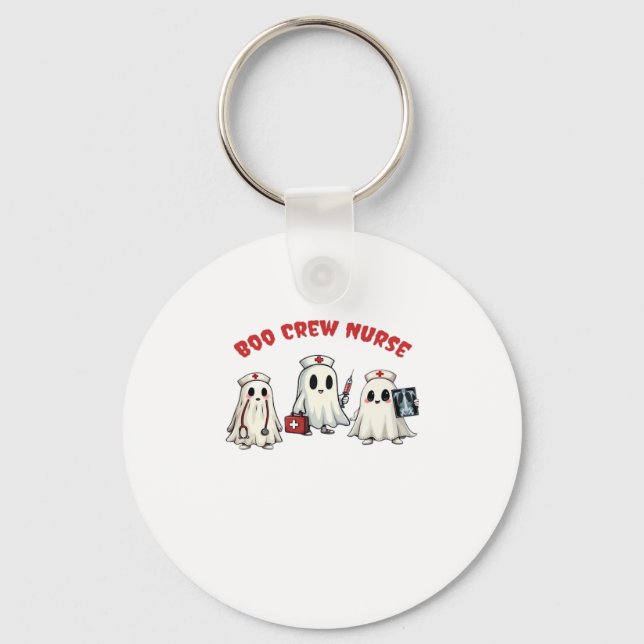 BOO CREW NURSE Essential T-Shirt Key Ring (Front)