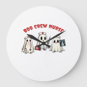 BOO CREW NURSE Essential T-Shirt Large Clock