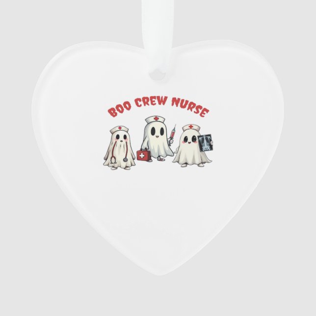 BOO CREW NURSE Essential T-Shirt Ornament (Front)
