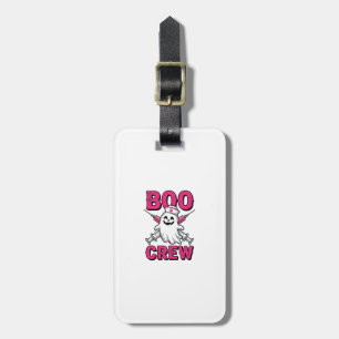 Boo Crew Nurse Ghost Halloween Vector Design_1 Luggage Tag