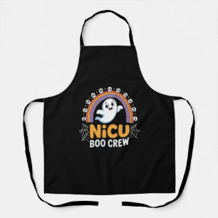 Boo Crew Nurse Halloween for Nurses Ghost Essentia Apron