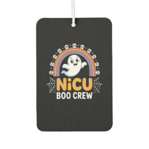 Boo Crew Nurse Halloween for Nurses Ghost Essentia Car Air Freshener