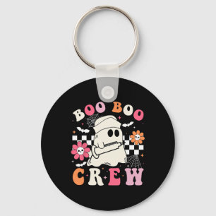 Boo Crew Nurse Halloween Outfits For Women Men Kid Key Ring
