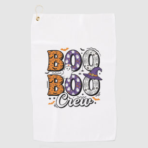 Boo Crew Nurse Halloween Vintage Shirt Design_1 Golf Towel