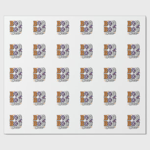 Boo Crew Nurse Halloween Vintage Shirt Design_1 Wrapping Paper