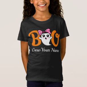 Boo Crew Orange Halloween Family Matching T-Shirt