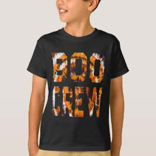Boo Crew Orange Tie Dye - Matching Halloween Haunt T-Shirt