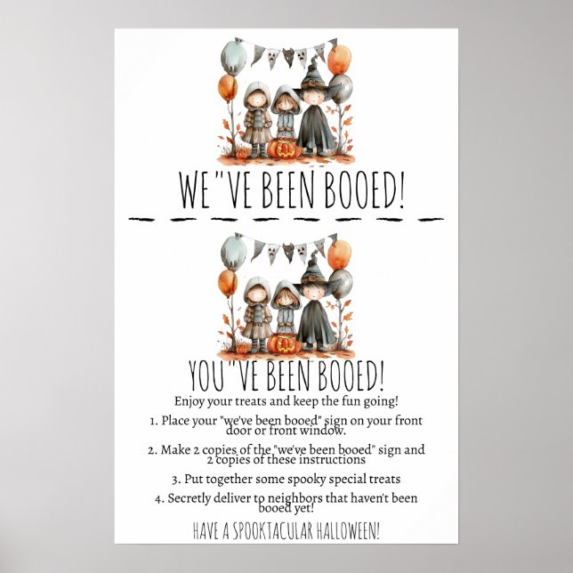 Boo Crew Surprise – A Halloween Game Poster (Front)