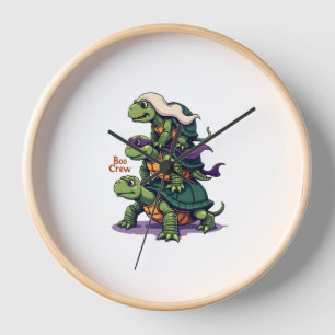 Boo Crew Turtle Clock