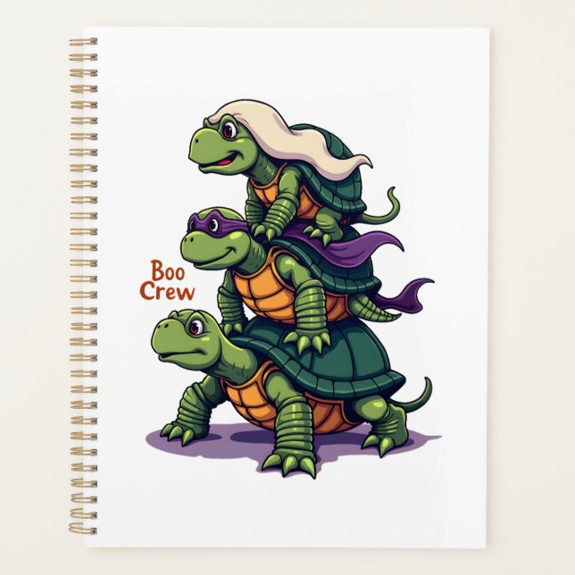 Boo Crew Turtle Planner (Front)