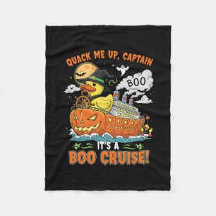 Boo Cruise Ducks Halloween Booze Cruiser Essential Fleece Blanket
