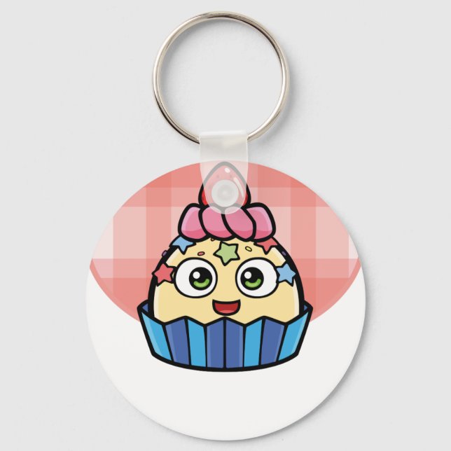 Boo Cupcake Products Key Ring (Front)